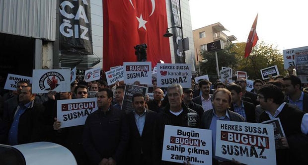 Biber Gazıyla İpek Medya’ya Girdi Polis