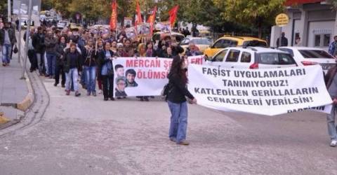 Tunceli’de Öldürülen Teröristler İçin Antalya’da Yürüyüş Düzenlendi