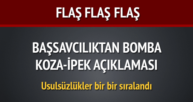 Ankara Cumhuriyet Başsavcılığı, Tarafından BOMBA Gibi Koza Holding Açıklaması