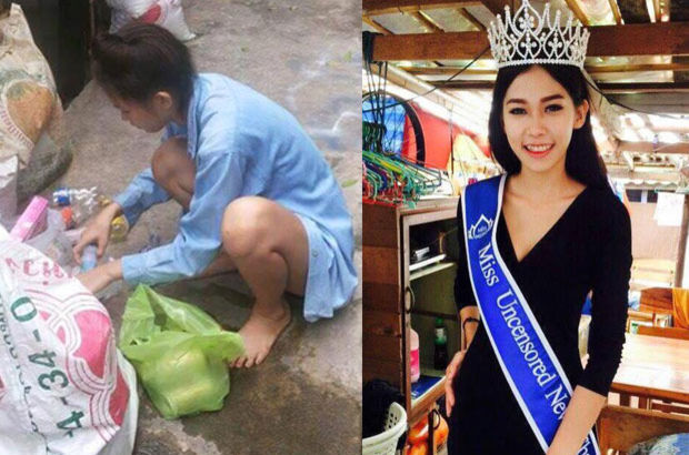 Tayland’da Çöpçü Kraliçe Oldu