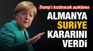 Almanya Başbakanı: Merkel ‘Suriye’ kararını açıkladı!